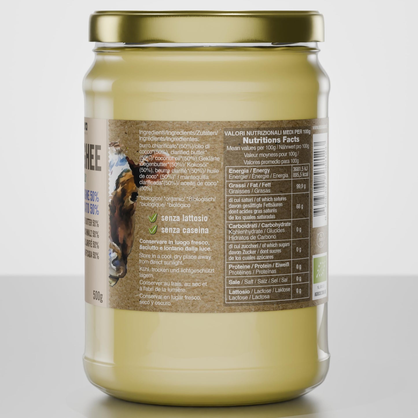 Exponatura Ghee biologico (500 g, Cocco Ghee mix)