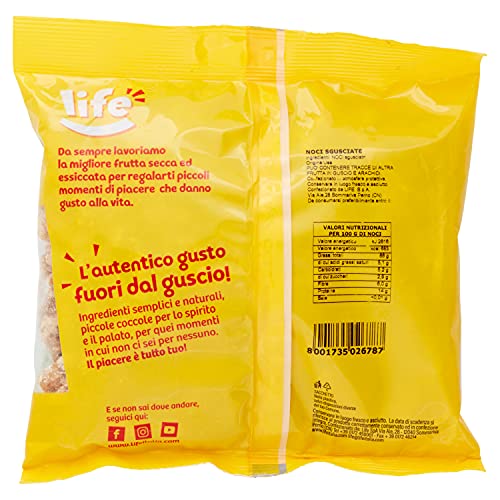 Life Omega 3 Sgusciato Noci Merenda Essiccato Frutta, 350 g