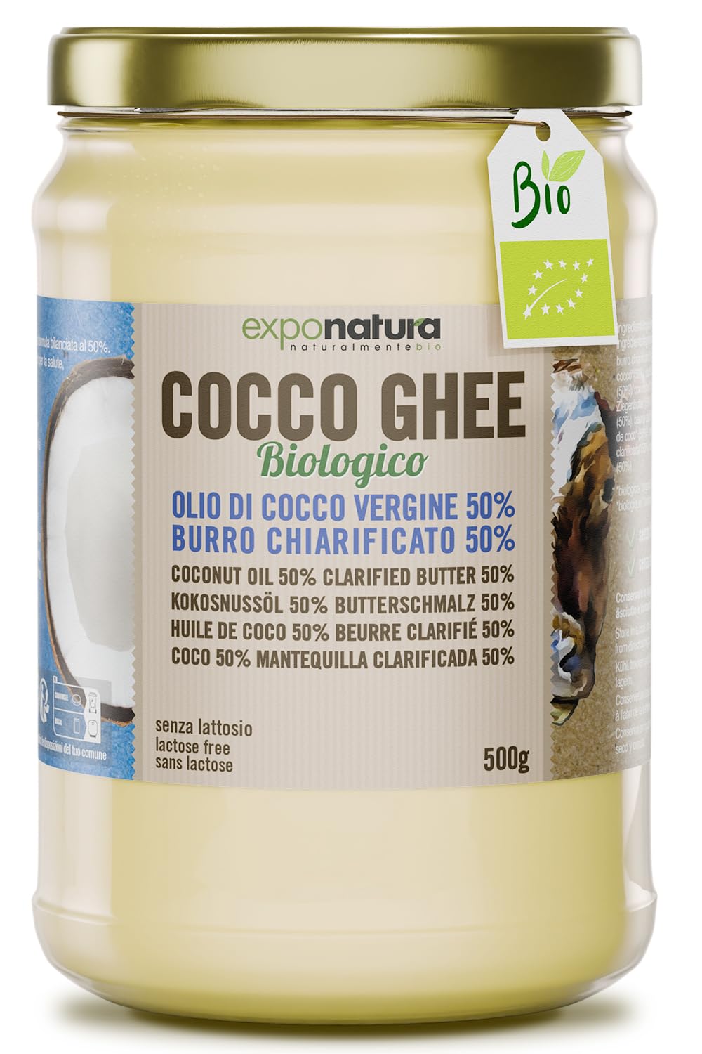 Exponatura Ghee biologico (500 g, Cocco Ghee mix)