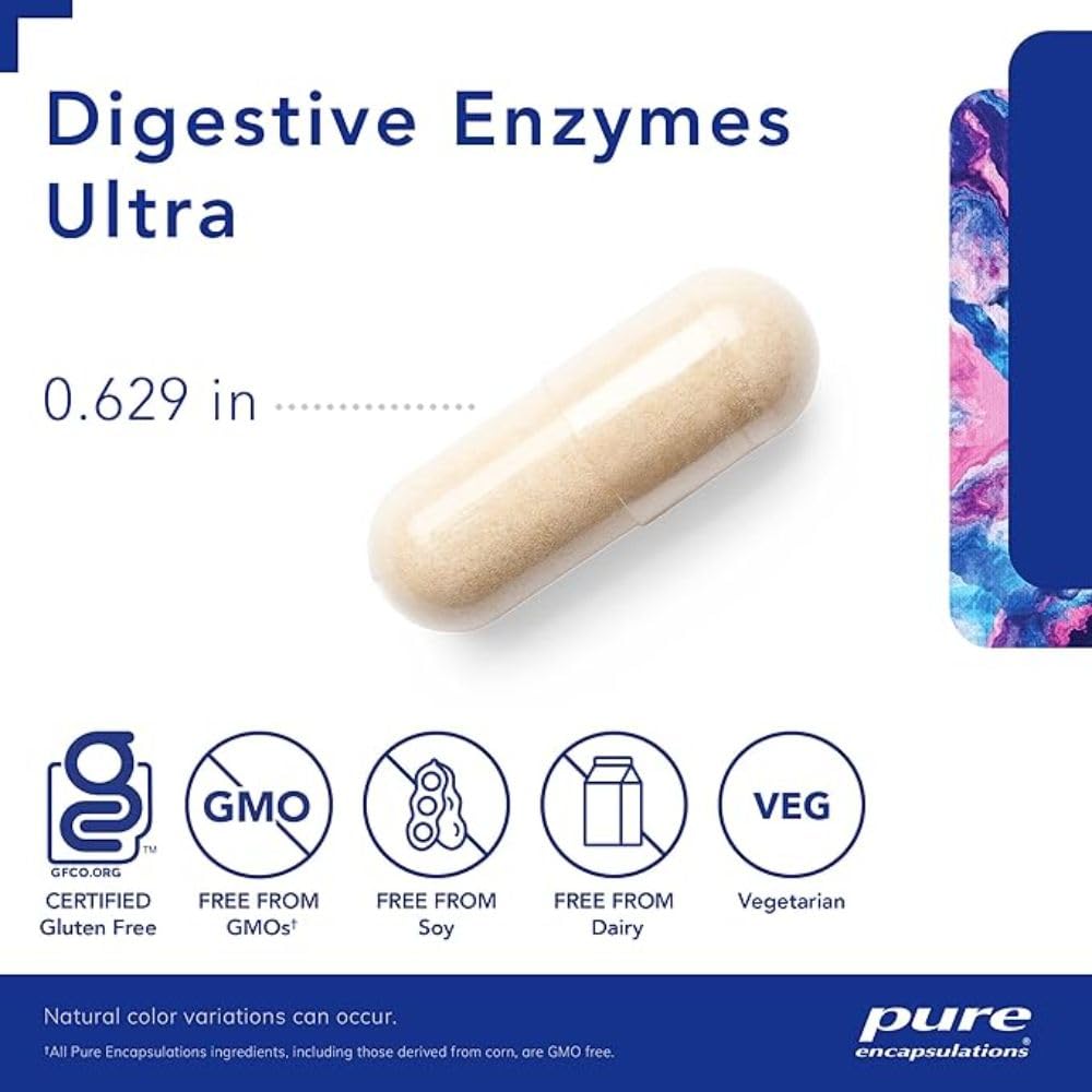 Pure Encapsulations Digestive Enzymes Ultra 180 caps