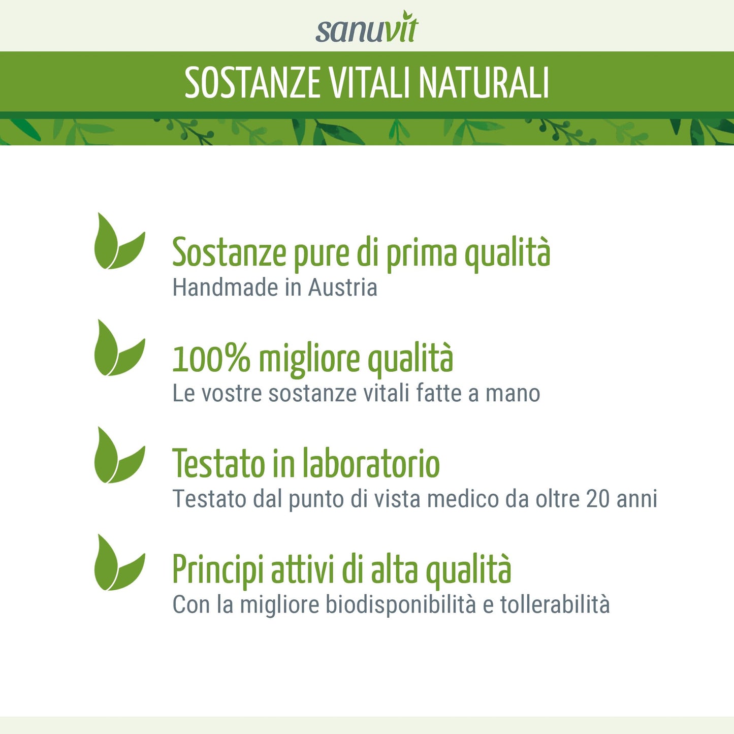 Sanuvit® - L-tirosina 800 mg per capsula | 180 capsule | Dose alta | Amminoacido | Elevata biodisponibilità e tolleranza | Vegano