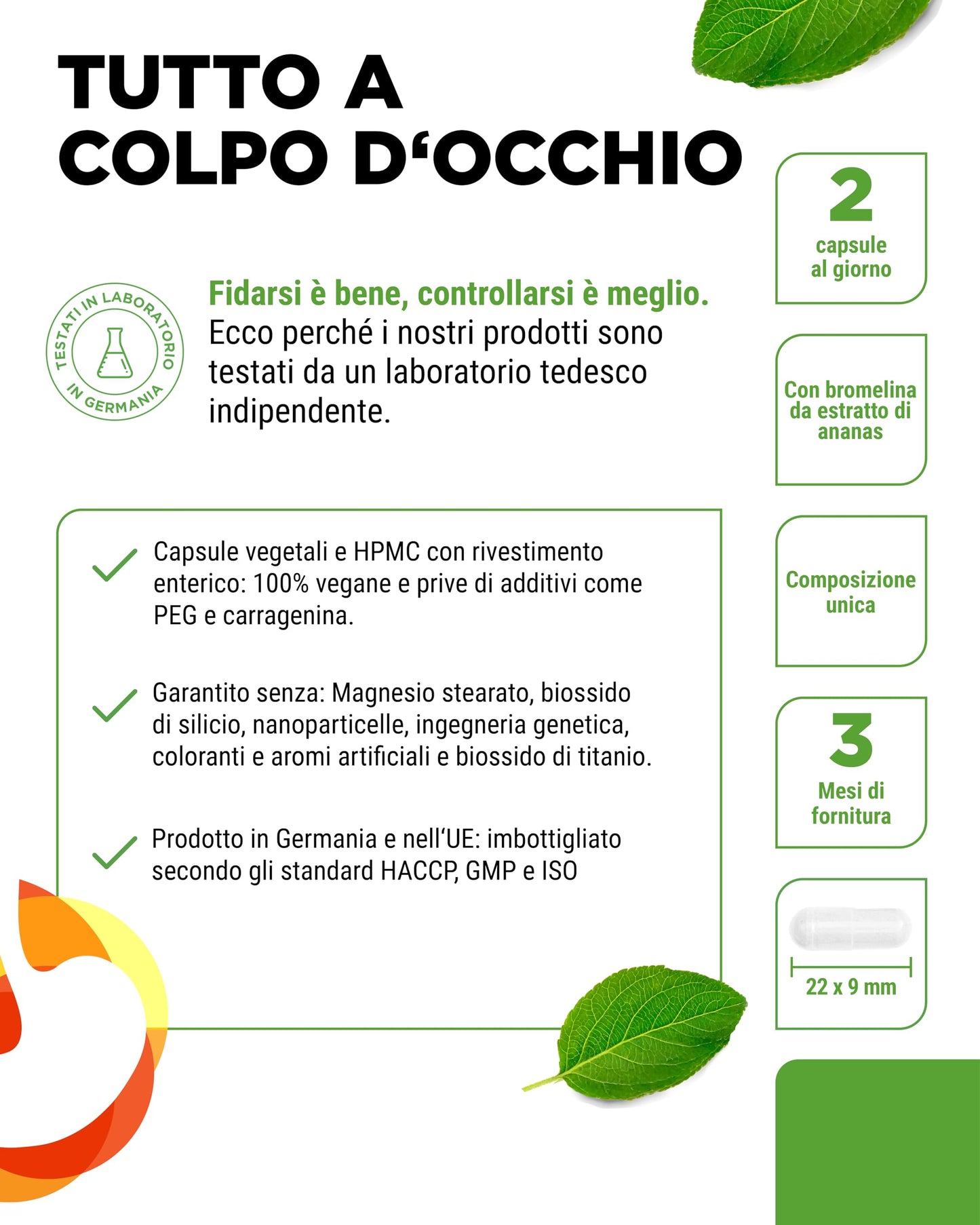 Enzimi Digestivi - 180 Capsule con 16 Enzimi più Betaina HCL, Rutina e radice di Genziana - Con Bromelina, Papaina, Amilasi, Lipasi, Proteasi, Lattasi - Vegano - Altamente Dosato