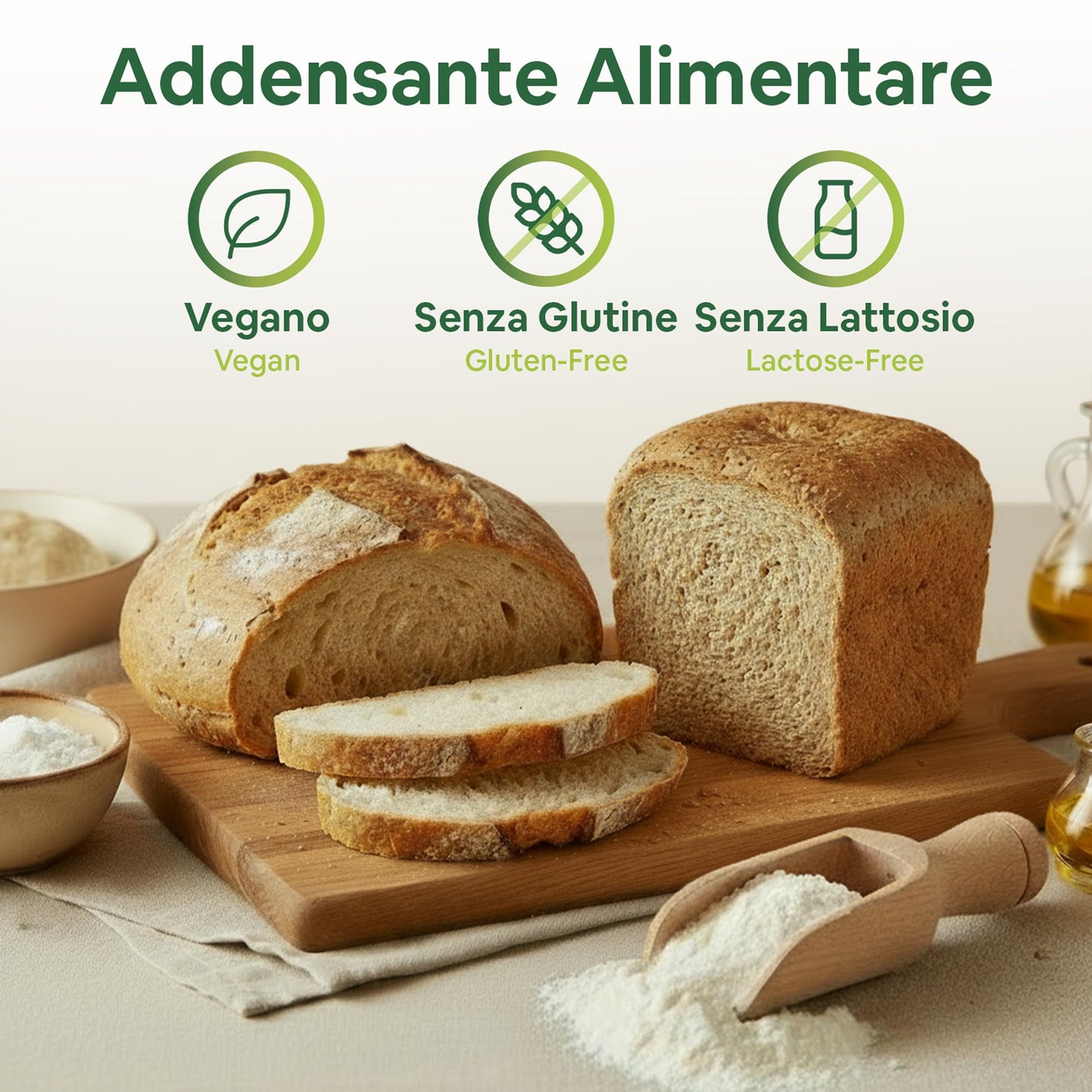 Food Bites Gomma di Xantano in Polvere 250g - Addensante Alimentare Senza Glutine e Vegano - Gomma Xantana Ideale per Dolci, Gelati e Cucina Molecolare - eBook OMAGGIO con 20 Ricette