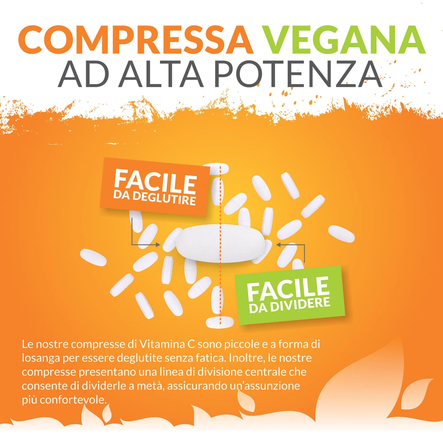 Vitamina C 1000mg Pura Alto Dosaggio - 180 Compresse Vegane - 6 Mesi di Fornitura - Acido Ascorbico - Senza GMO - Integratori alimentari di Nu U Nutrition