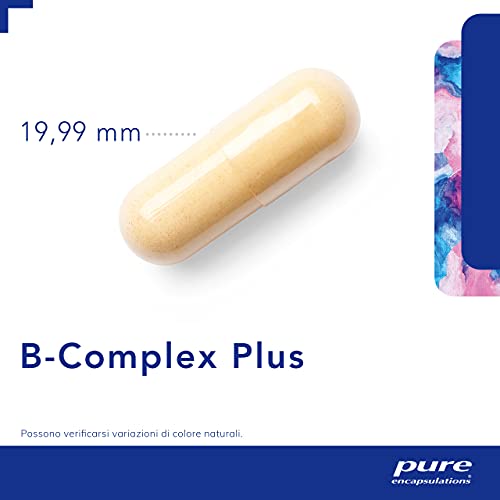 Pure Encapsulations - Vitamin B-Complex Plus - Fórmula equilibrada de vitaminas B con folato activo - 30 cápsulas