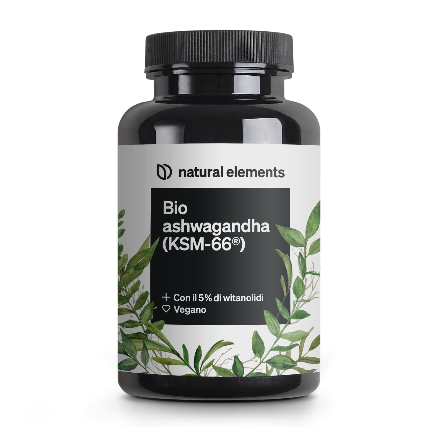 Bio Ashwagandha KSM-66 – Alto Dosaggio – 180 Capsule – Ashwagandha Bio Certificata – Capsule di Ashwagandha Polvere Estratta dalla Withania Somnifera